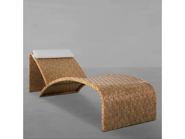 Venice N-Dura Resin Wicker Outdoor Adjustable Chaise Lounge