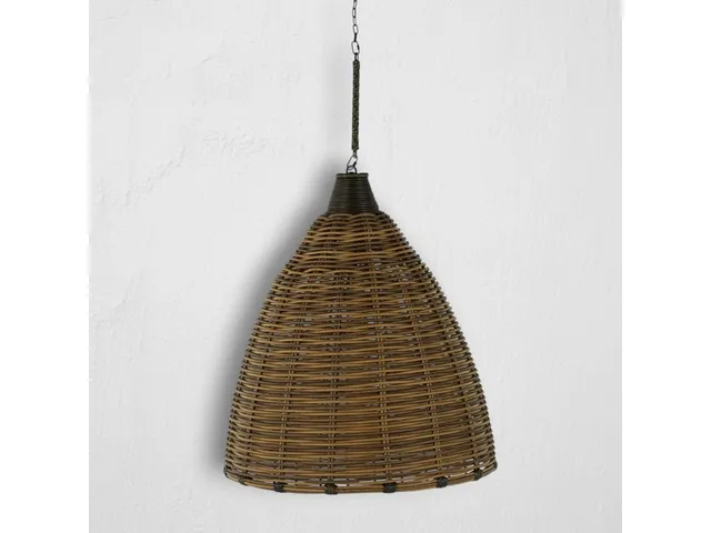 Prescott N-Dura Resin Wicker Chandelier 37.5 in. D x 4 2 in. H