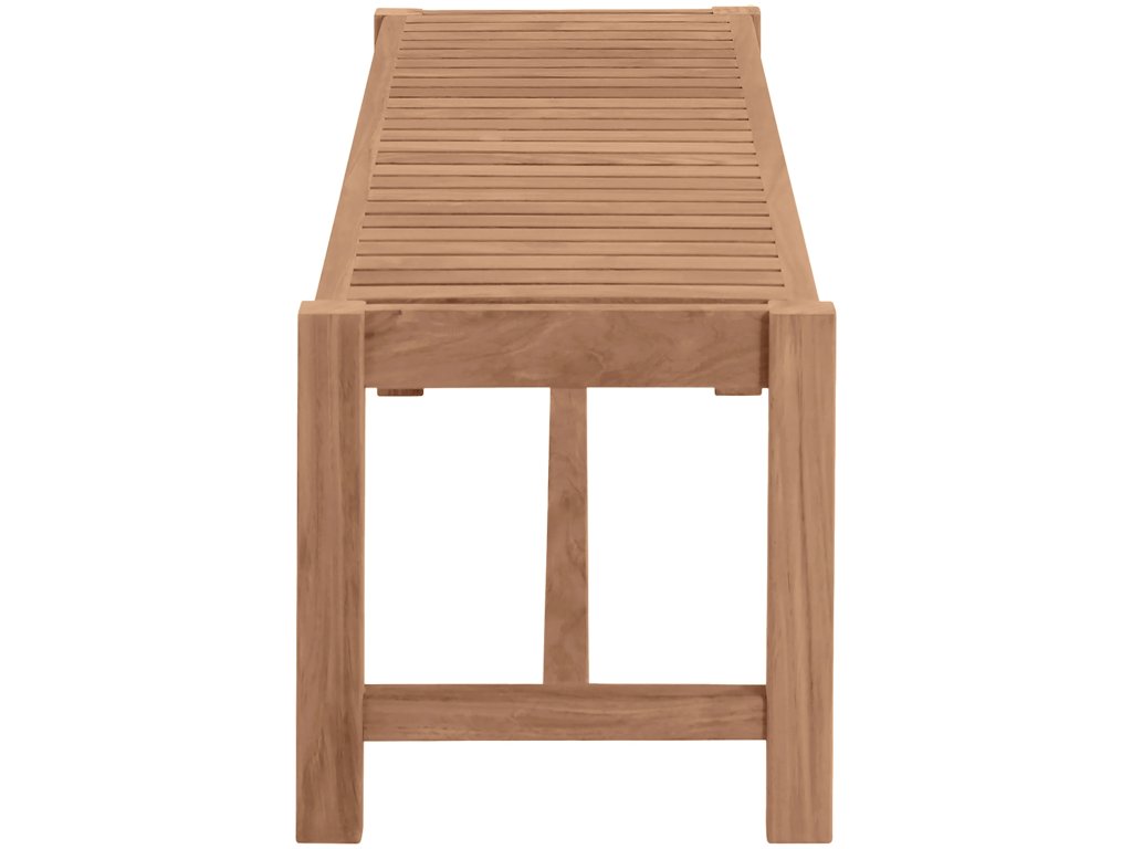 Club Teak Outdoor Backless Bench 59 in. - image 3