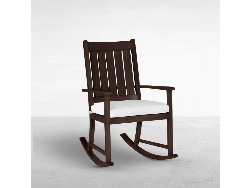 Club Wrought Aluminum Outdoor Slatted Rocker - main image