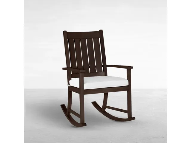 Club Wrought Aluminum Outdoor Slatted Rocker