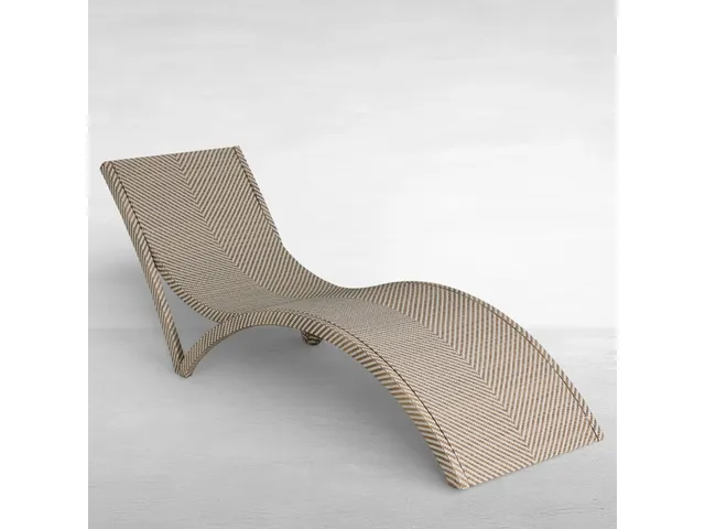 Bari N-Dura Resin Wicker Outdoor Chaise Lounge