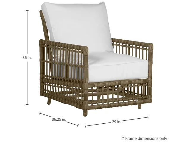 Newport N-Dura Resin Wicker Outdoor Woven Spring Lounge Chair - Alternative View