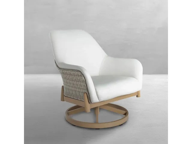 Palma N-Dura Resin Wicker Outdoor Swivel Lounge Chair