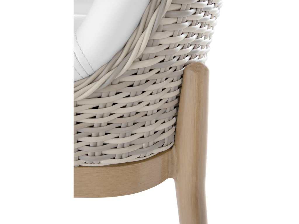 Palma N-Dura Resin Wicker Outdoor Side Chair - image 5