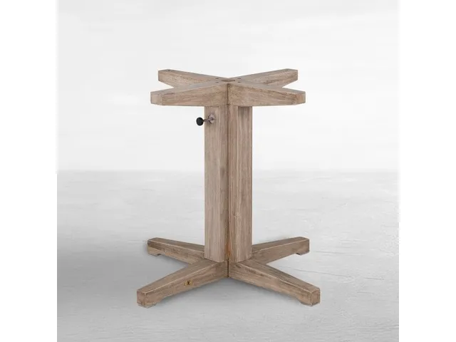 Club Teak Outdoor Pedestal Base