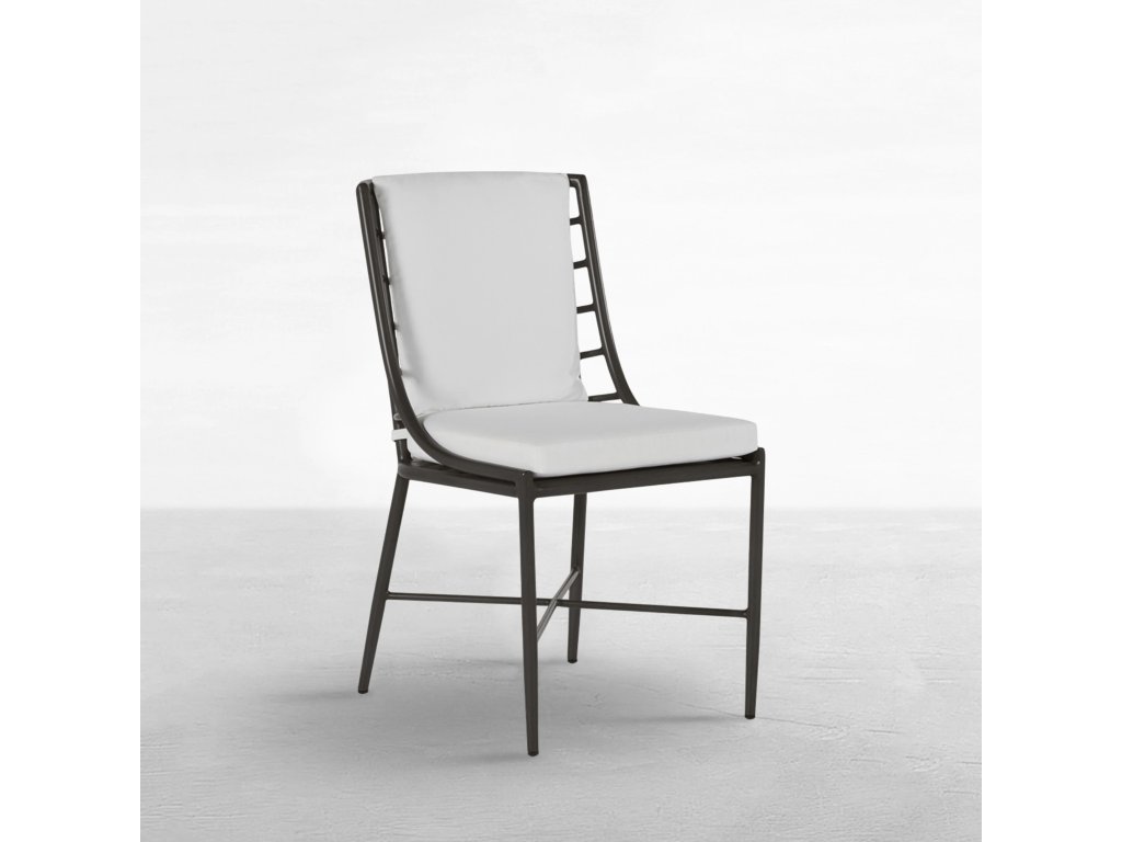Carmel Wrought Aluminum Outdoor Seating Side Chair - main image