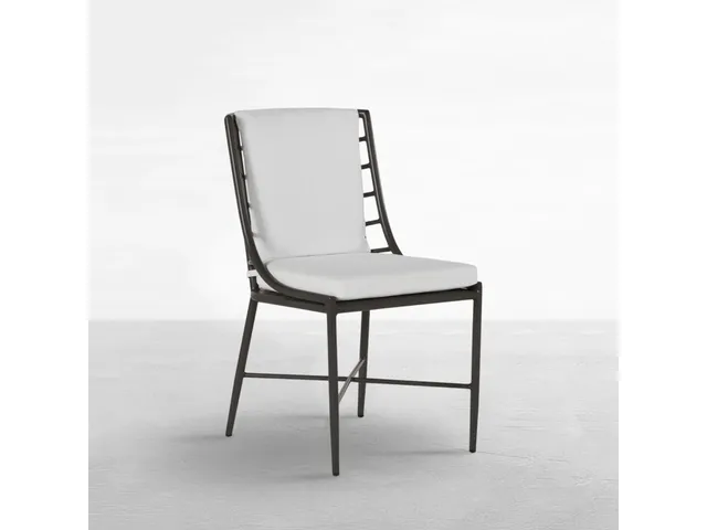 Carmel Wrought Aluminum Outdoor Seating Side Chair