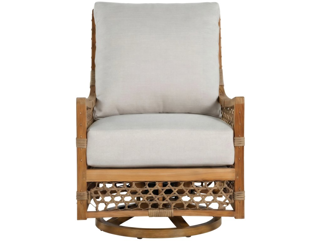 Aspen Teak Outdoor Swivel Lounge - image 1