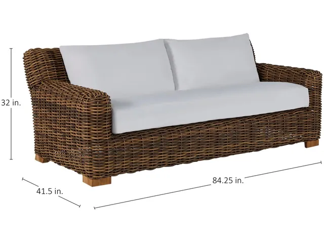 Montauk N-Dura Resin Wicker Outdoor Sofa