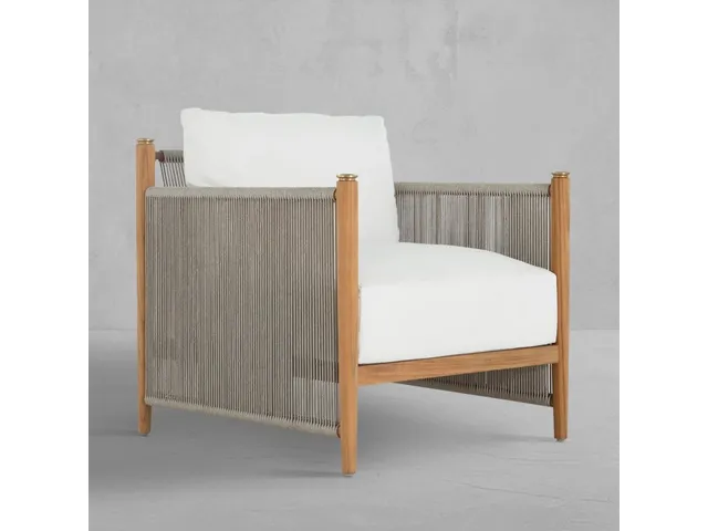 Pacifica Teak Outdoor Lounge Chair