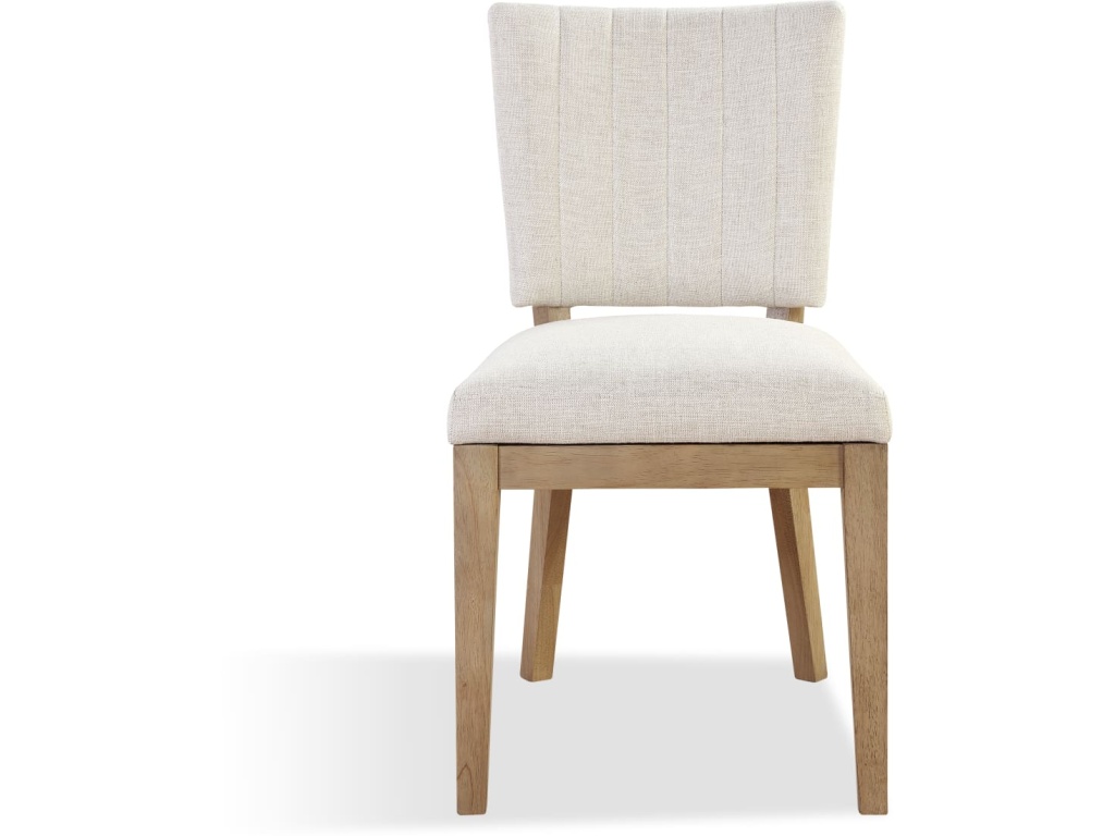 Sumner Channel Back Upholstered Dining Chair in Natural - image 1