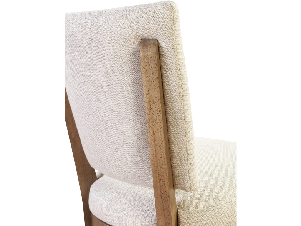 Sumner Channel Back Upholstered Dining Chair in Natural - image 5