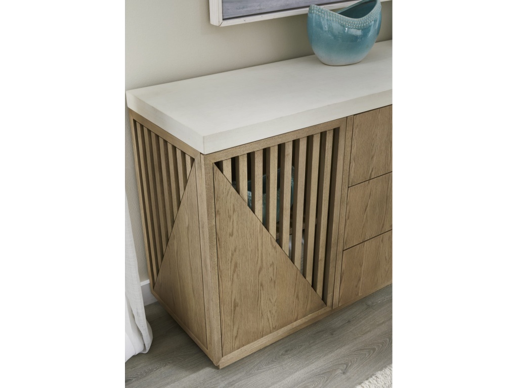Sumner Three Drawer Two Door Sideboard in Natural - image 1