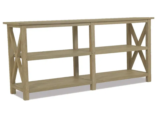 Coastal Teak X Console Table
