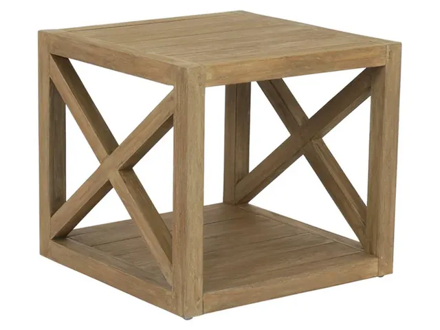 Coastal Teak X End Table