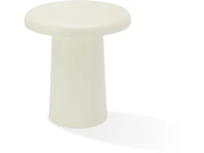 Sven Wooden End Table in Rice