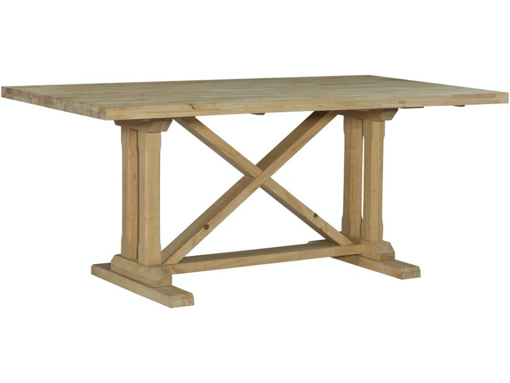 Alexa Trestle Solid Table Top and Base - image 1