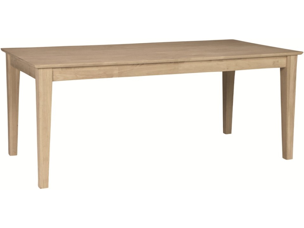 Solid Table Top w/ Shaker Legs - image 1