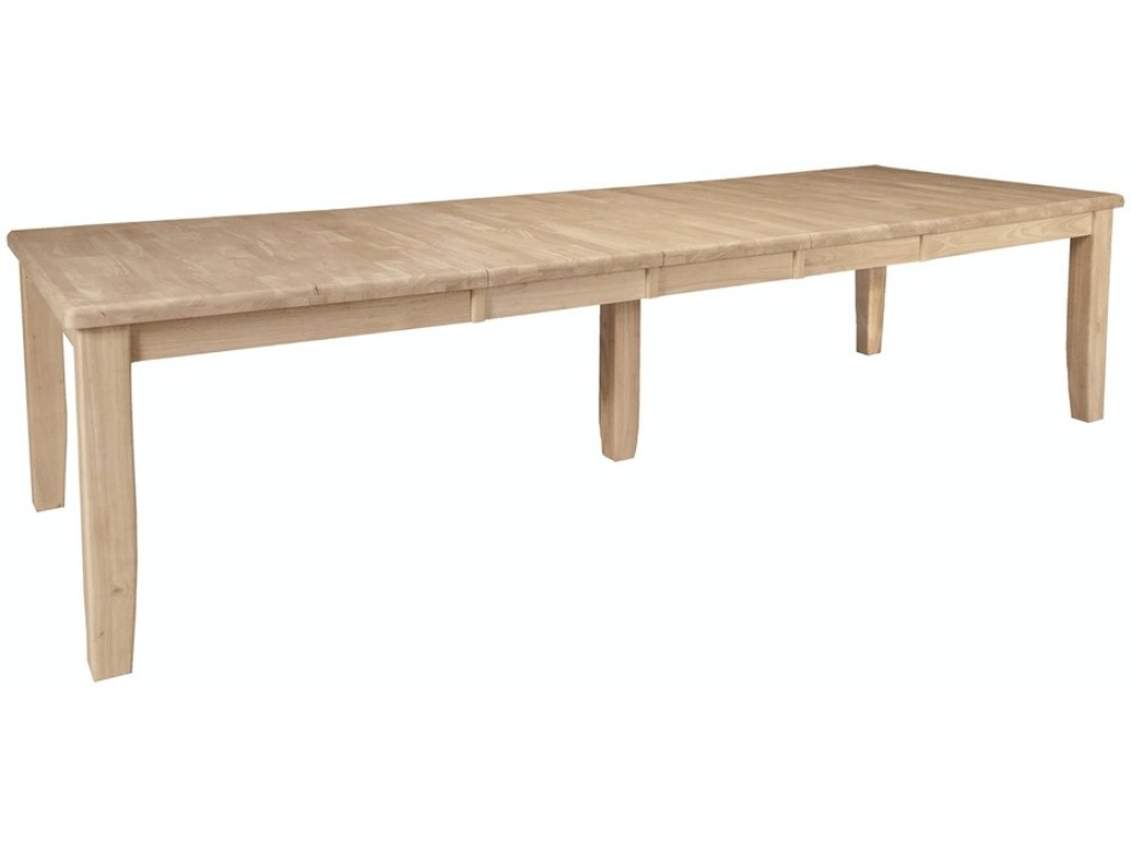 Farmhouse Large Extension Table Top w/ Shaker Legs (Set of 5) - image 1