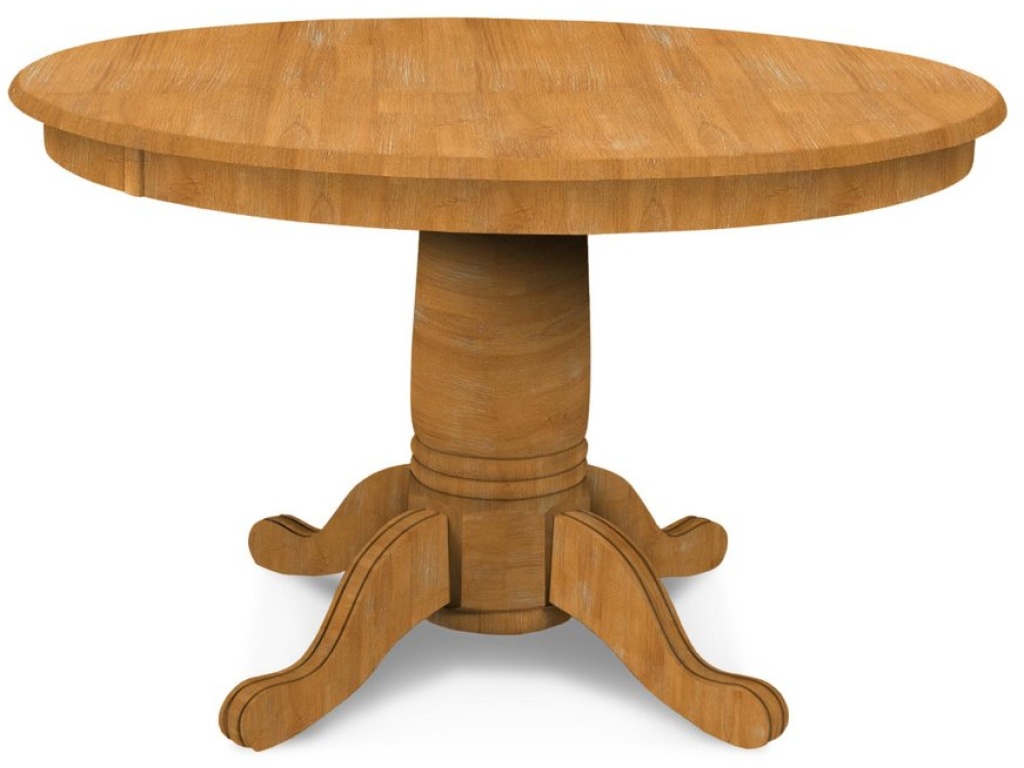 48" Round Table Top w / 30" H Round Pedestal - image 1