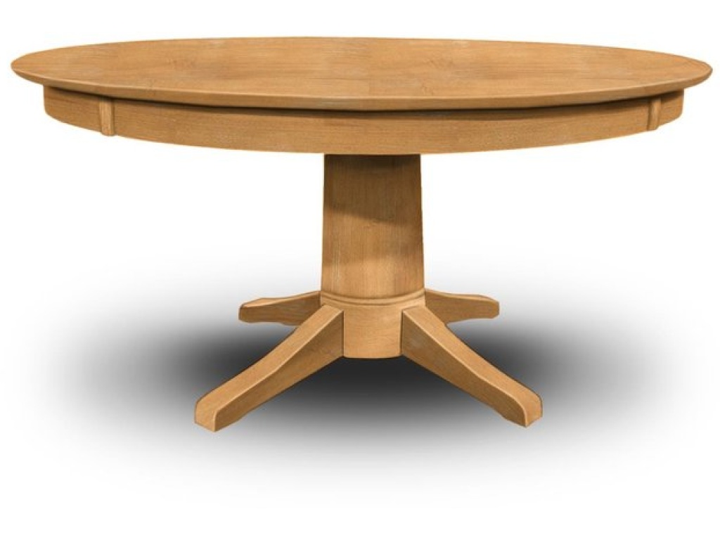 60''Round Table Top w/30"H Transitional Pedestal - image 2