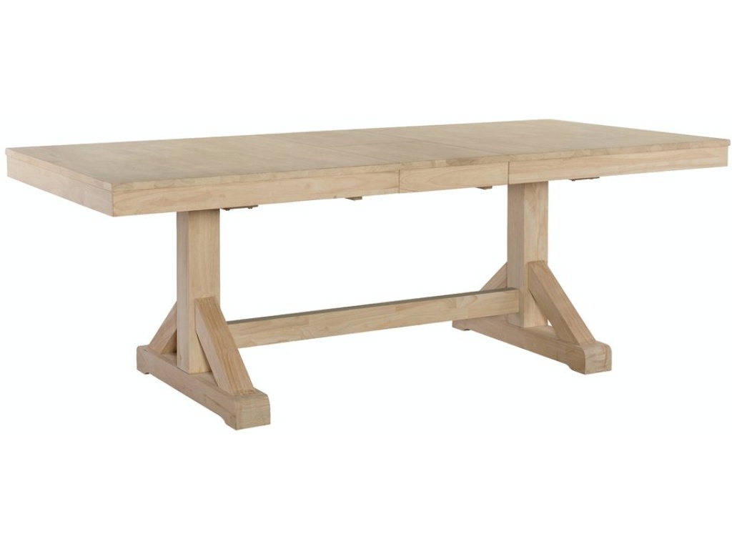 Canyon Butterfly Leaf Trestle Table w/ Canyon Trestle Base - image 1