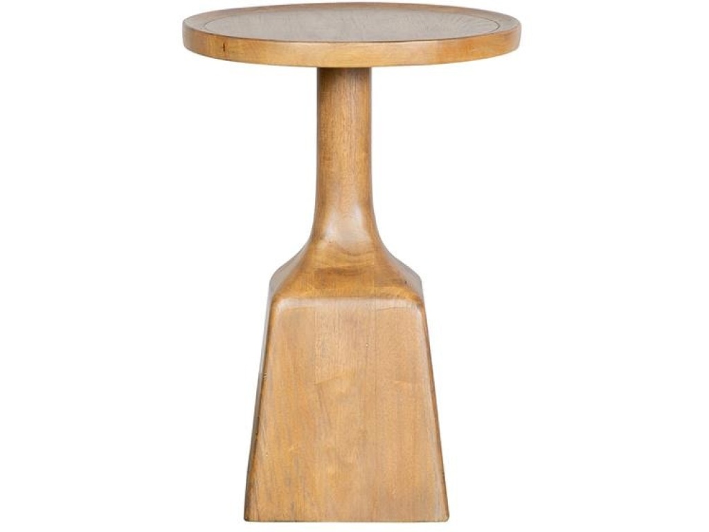 Round Pedestal Accent End Table - image 1