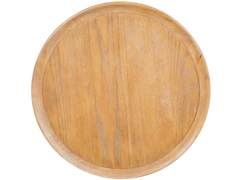 Round Pedestal Accent End Table - image 2