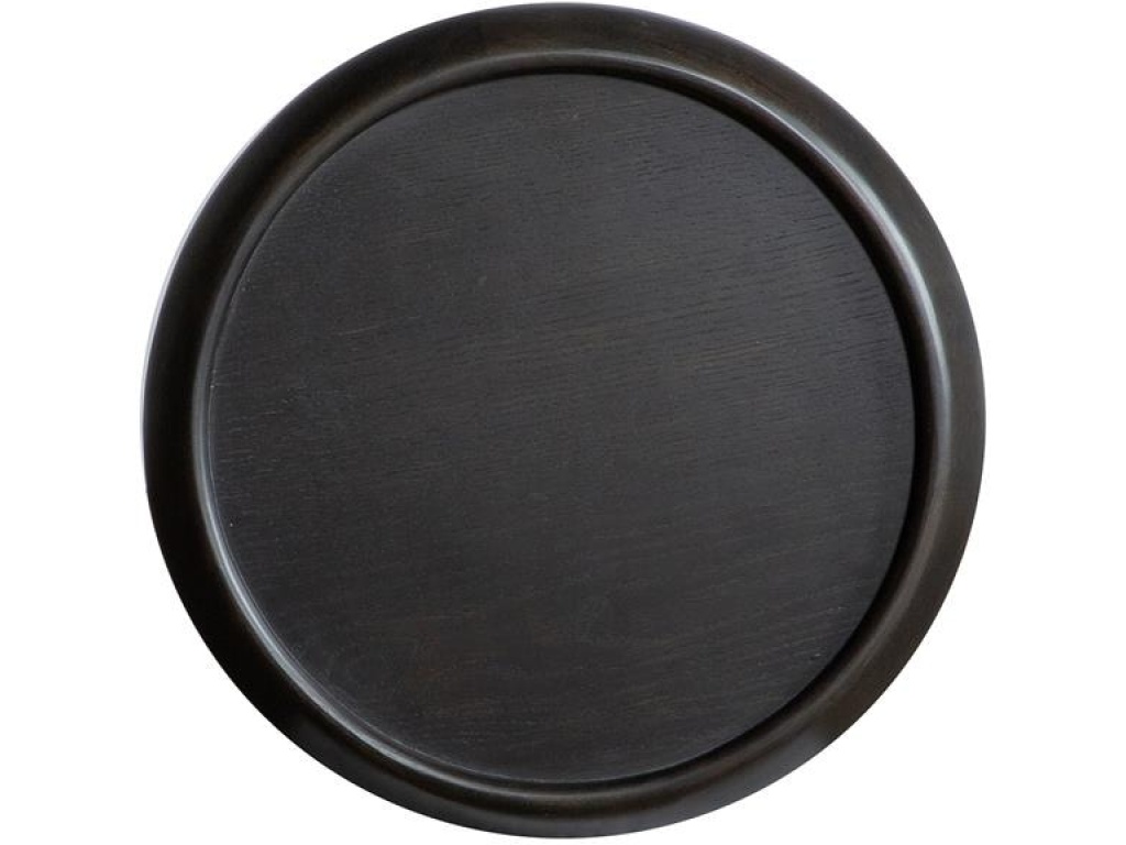 Dark Round Accent End Table - image 1