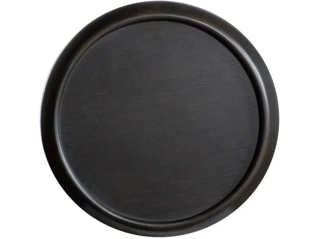 Dark Round Accent End Table - Alternative View