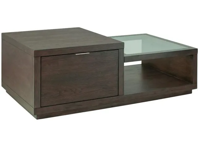 Rectangular Cocktail Table with Casters