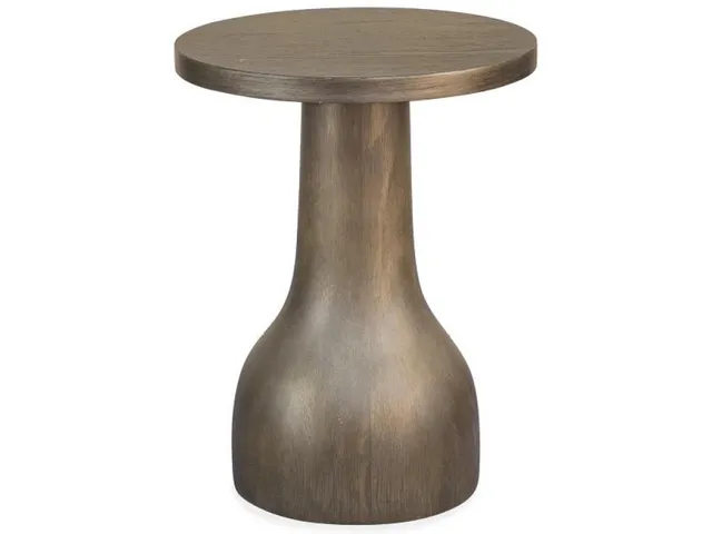 Wood Round Accent Table Base SU