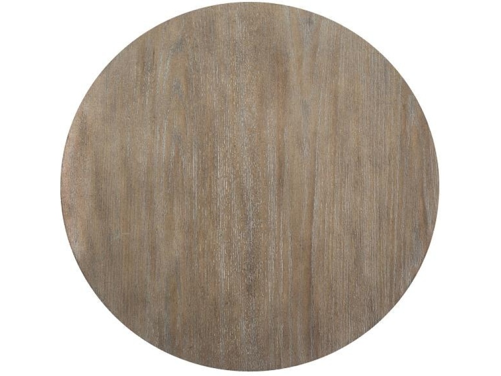 Wood Round Accent Table Base SU - image 2
