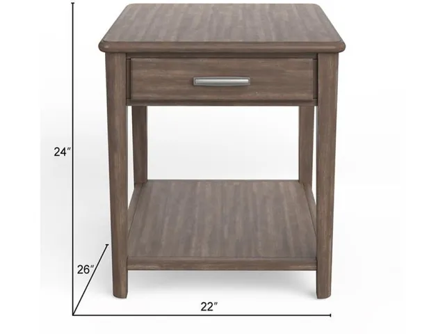 Rectangular End Table - Alternative View