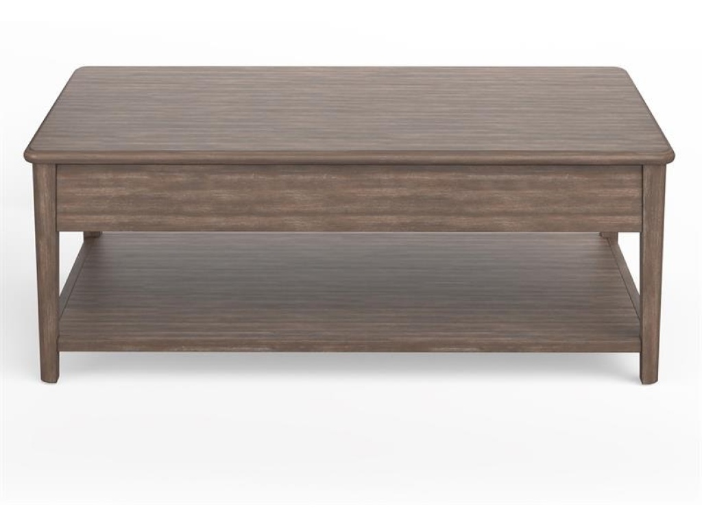 Lift Top Storage Cocktail Table with Casters - main image