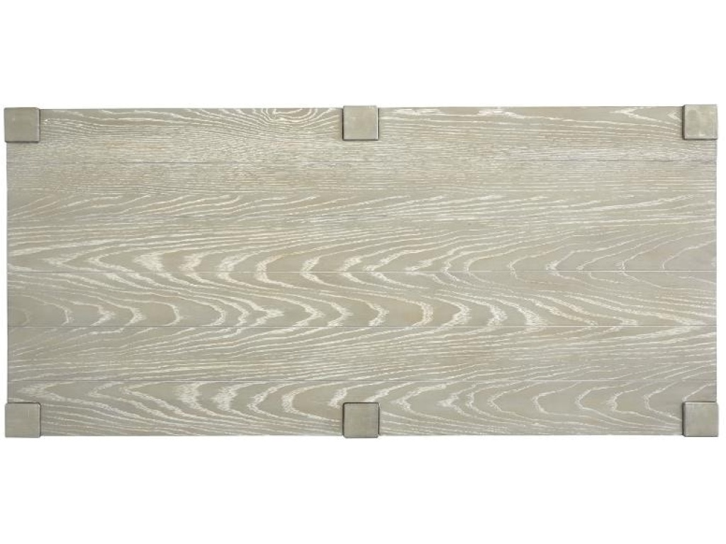 Rectangular Shelf Cocktail Table with Casters - image 2