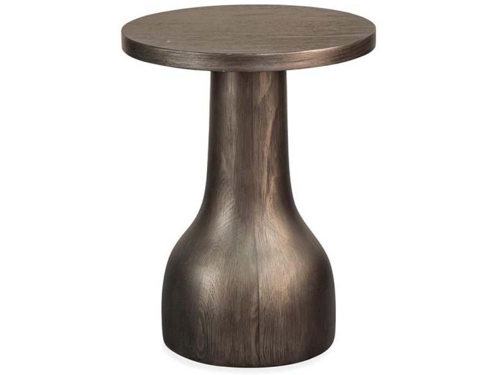 Wood Round Accent Table Base SU - main image
