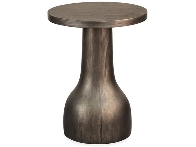 Wood Round Accent Table Base SU