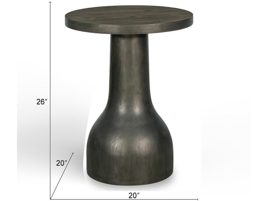 Wood Round Accent Table Top SU - image 5