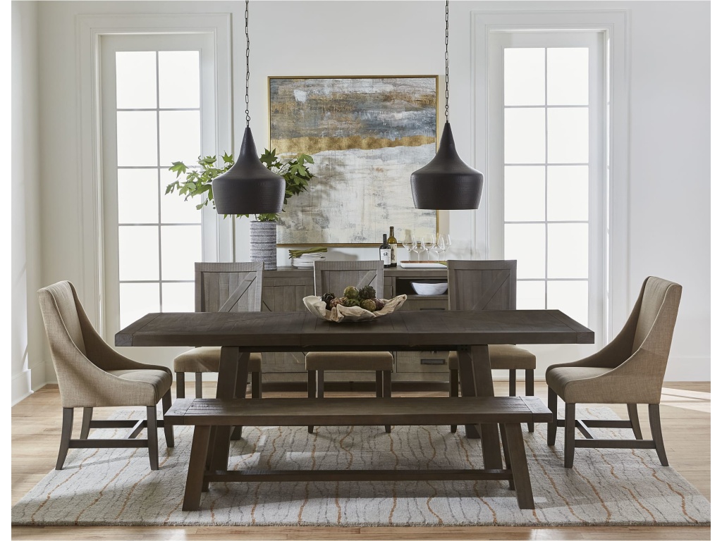 Taryn Wood Chair in Rustic Grey - image 4