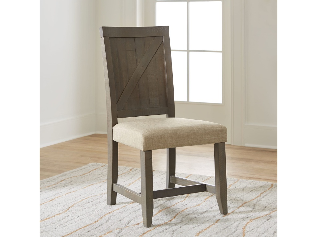 Taryn Wood Chair in Rustic Grey - main image