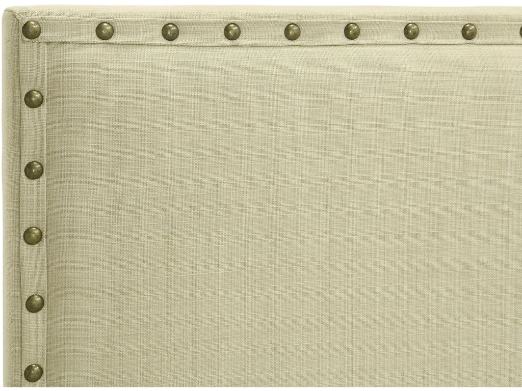 Tavel Nailhead Upholstered Headboard in Tumbleweed - image 2