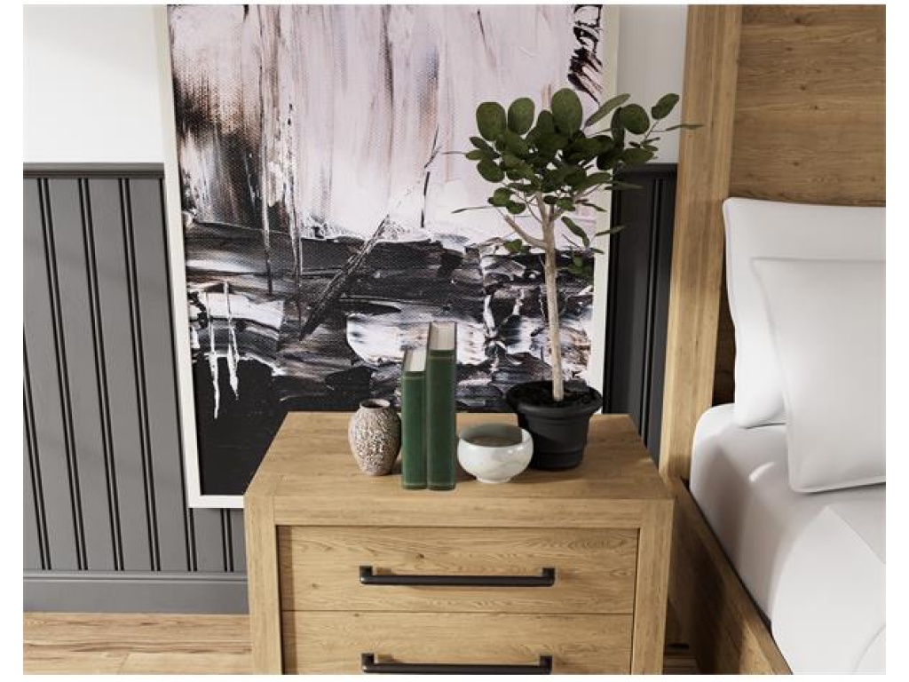 Three Drawer Nightstand - main image