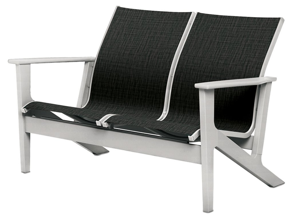 Chat Height Two-Seat Loveseat w/ Polymer Arms - main image