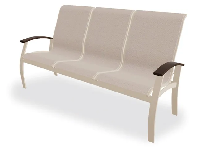 Three-Seat Sofa w/ Polymer Arms