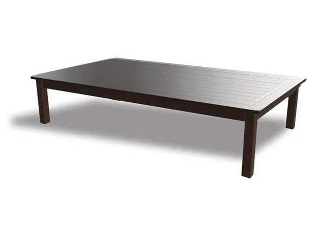 36" x 64" Rectangular Coffee Height Parson Table w/ hole