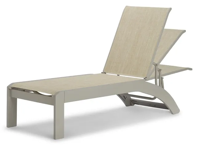 Stacking Armless Lay Flat Chaise w/ Wheels - Alternative View