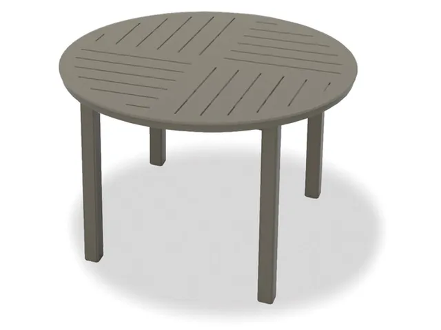 54" Round Bar Height Table w/ hole
