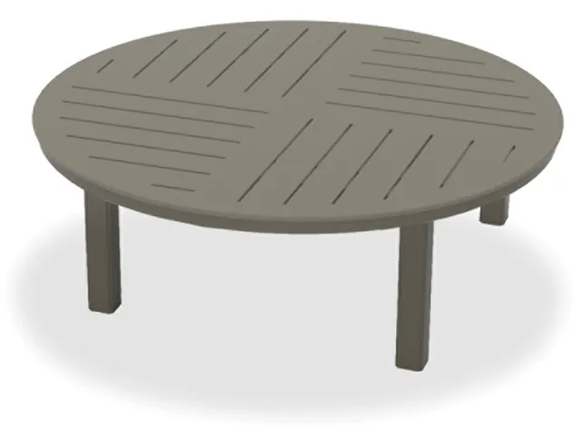 54" Round Coffee Height Table w/ hole